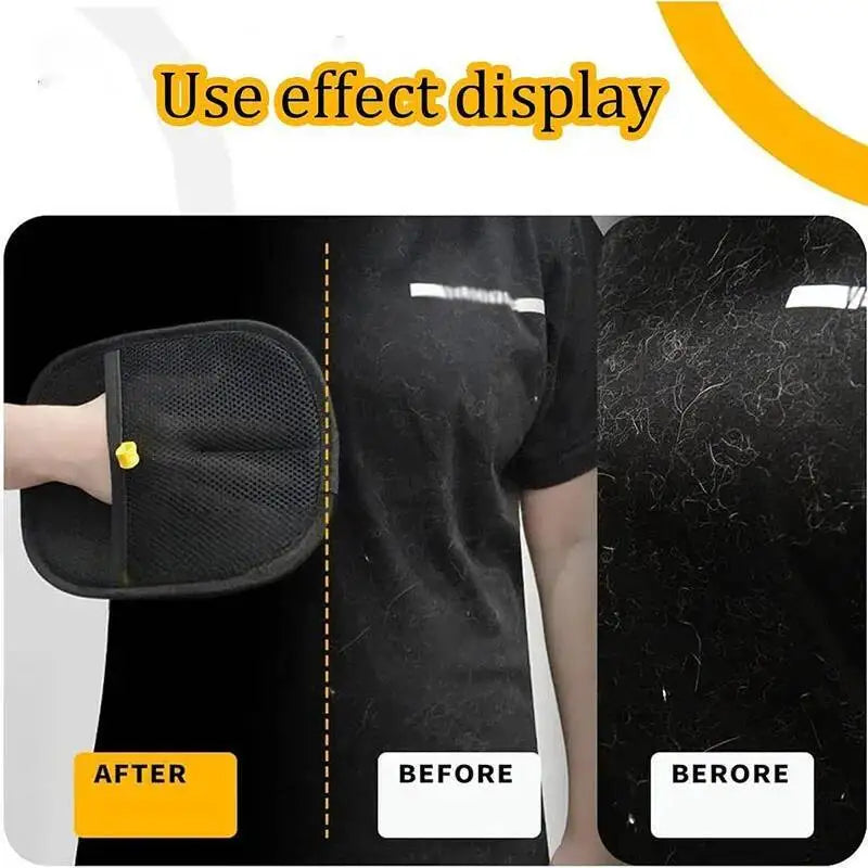 Pet Hair Removal Gloves – Reusable Static & Double-Sided Grooming Gloves