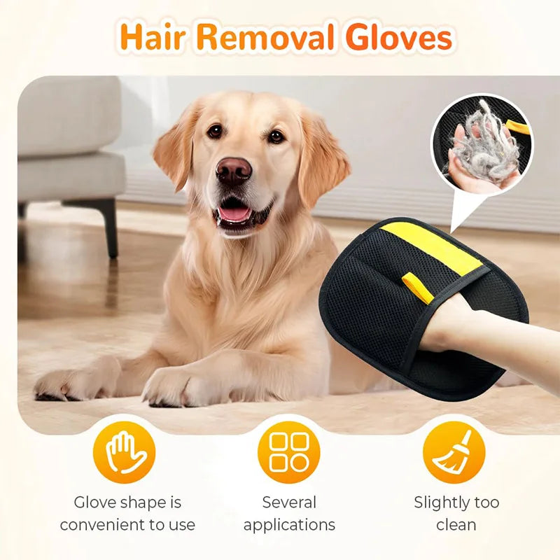 PawClean Deshedding Glove | Dog & Cat Hair Remover Brush