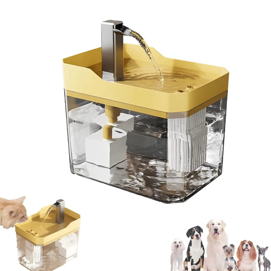 AquaPaw™ Automatic Pet Water Fountain – Silent USB, 1.5L with Filter for Cats & Dogs