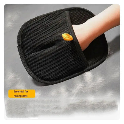 Pet Hair Removal Gloves – Reusable Static & Double-Sided Grooming Gloves