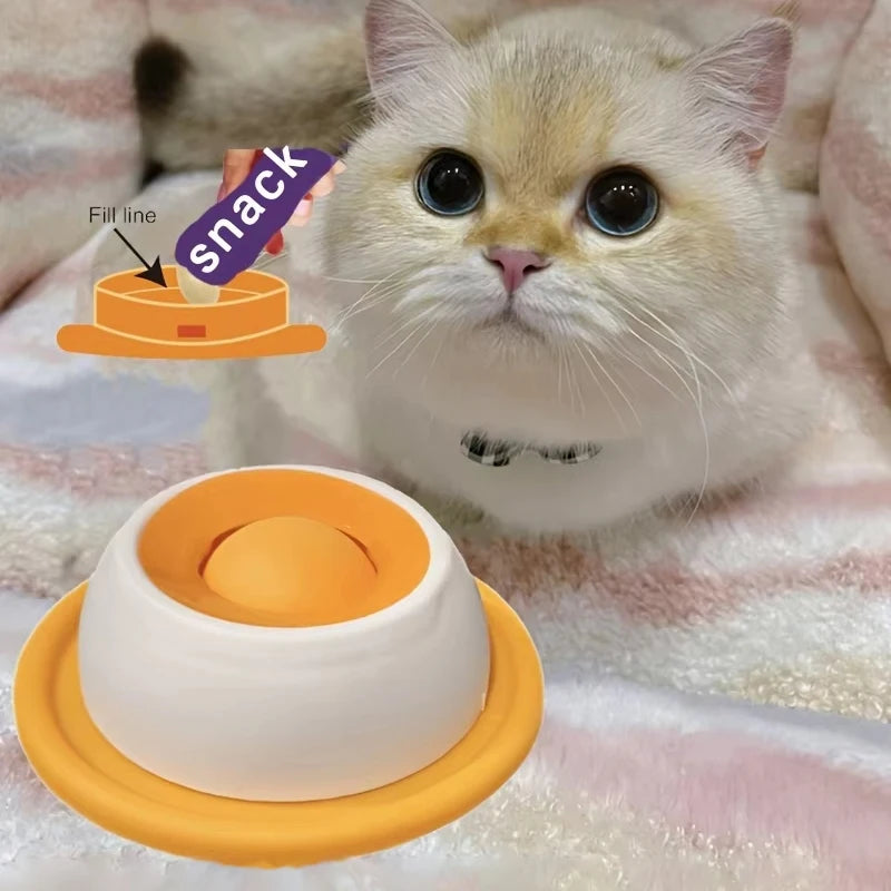 Anti-Spill Slow Feeder Lick Mat | Cat & Dog Toy