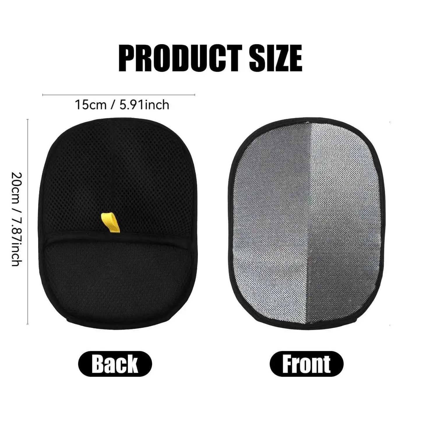 Pet Hair Removal Gloves – Reusable Static & Double-Sided Grooming Gloves