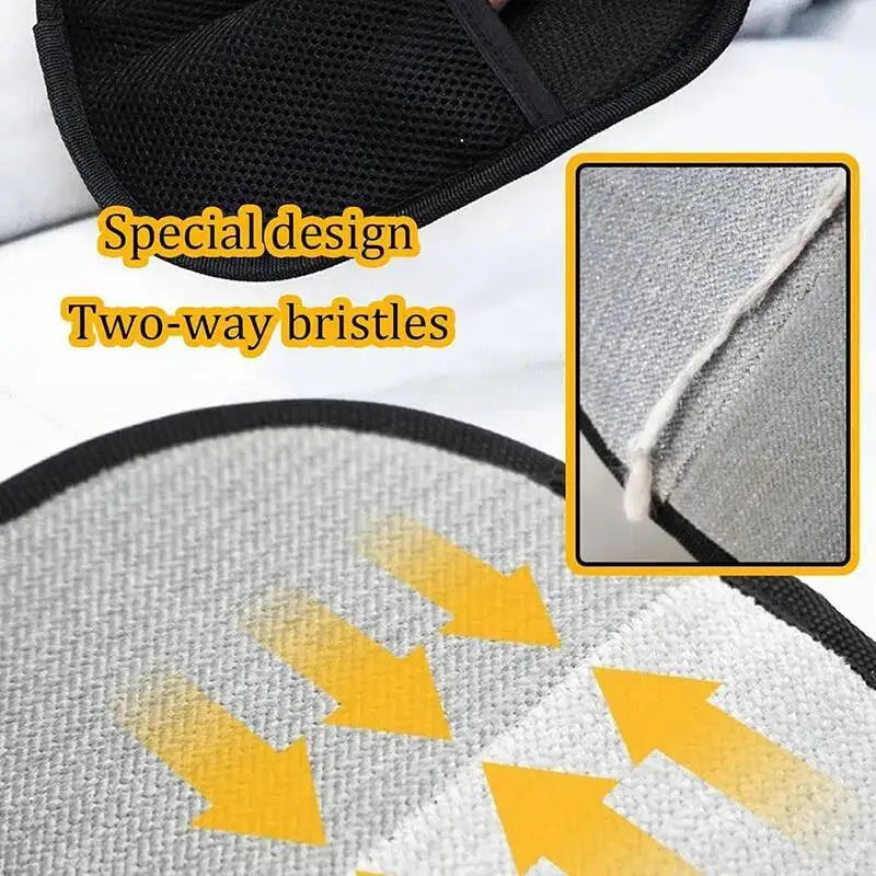Pet Hair Removal Gloves – Reusable Static & Double-Sided Grooming Gloves