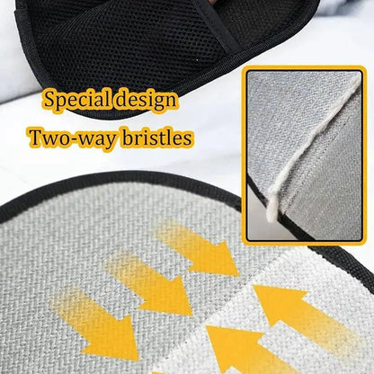 Pet Hair Removal Gloves – Reusable Static & Double-Sided Grooming Gloves