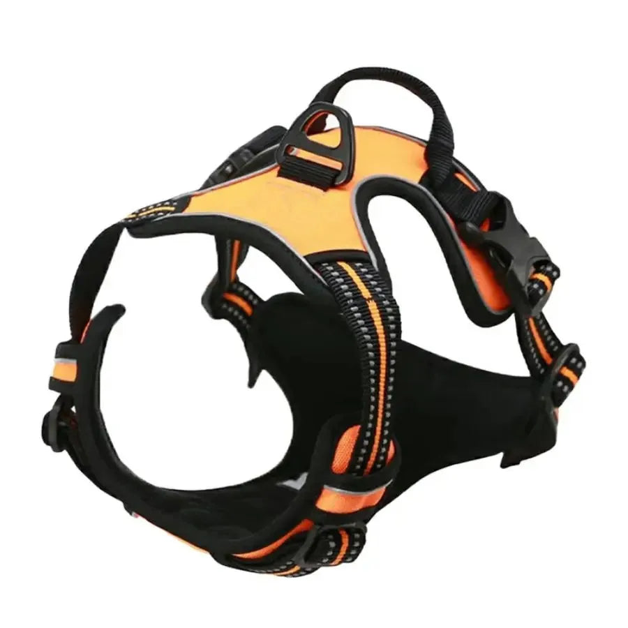 Dog Harness & Collar Set – Adjustable Vest Harness for All Breeds